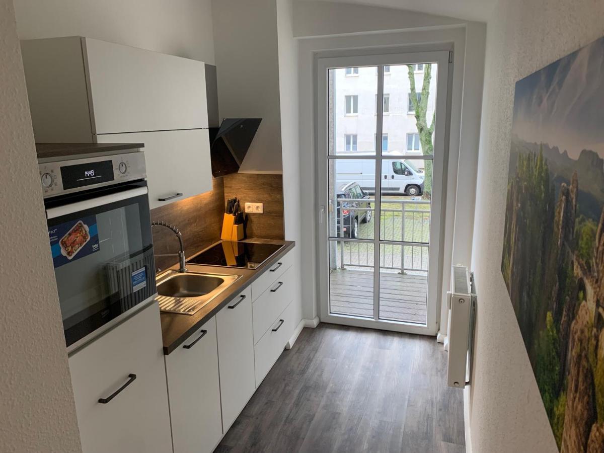 40 Qm Appartment Parkplatz, Balkon,Netflix, Prime Chemnitz Ngoại thất bức ảnh
